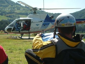 Getting ready for helico drop... Vertigo-Voss