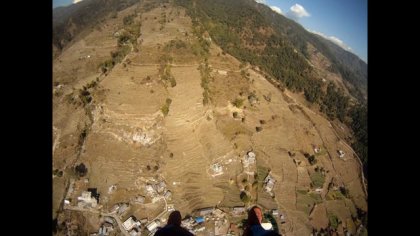 Acro speedflying in Pokhara