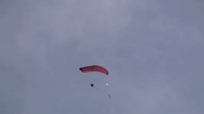 Paraglider ACRO, Parachute Ground launching, Jumping from paramotor