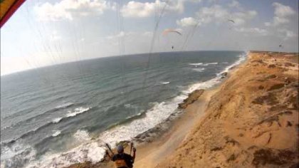 Flying in Arsuf israel