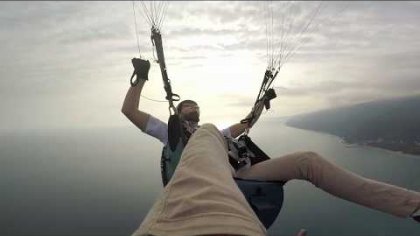 Acro paragliding in Gagra
