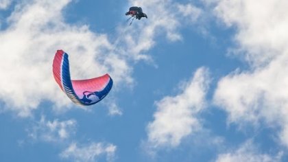 Learning acro paragliding