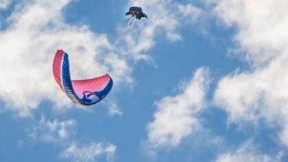 Learning acro paragliding