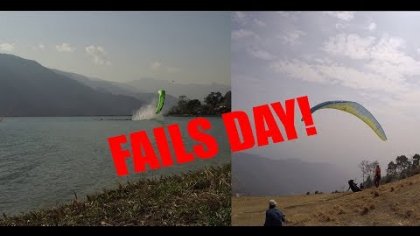 Hoy es un dia de aprender a fallar...paravlogs #2 TODAY IS PARAGLIDING FAILS