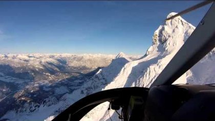 Civilization: heli Speedriding laps on Mt. Currie, BC 
