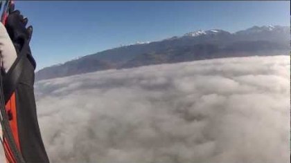 Infinity tumbling throw a sea of clouds :)