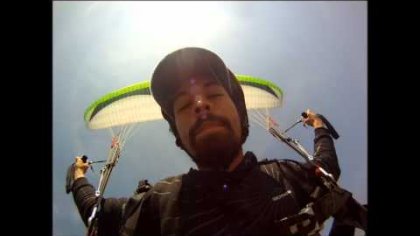 Acro paraglider Andre Filipe Vasconcelos