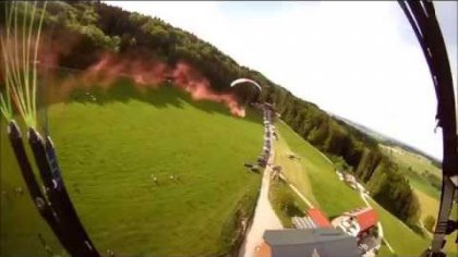 Paragliding Airshow @ Flugschulfest Flugschule Salzburg, BASE, Helidrop