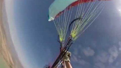 Paraglider Acro using a Cloud Street Payout Winch